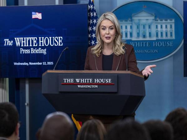 La portavoz de la Casa Blanca, Karoline Leavitt. EFE