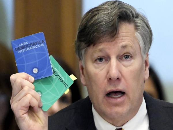 Imagen de archivo del subsecretario de Estado de Estados Unidos, Christopher Landau. EFE/ Lenin Nolly
