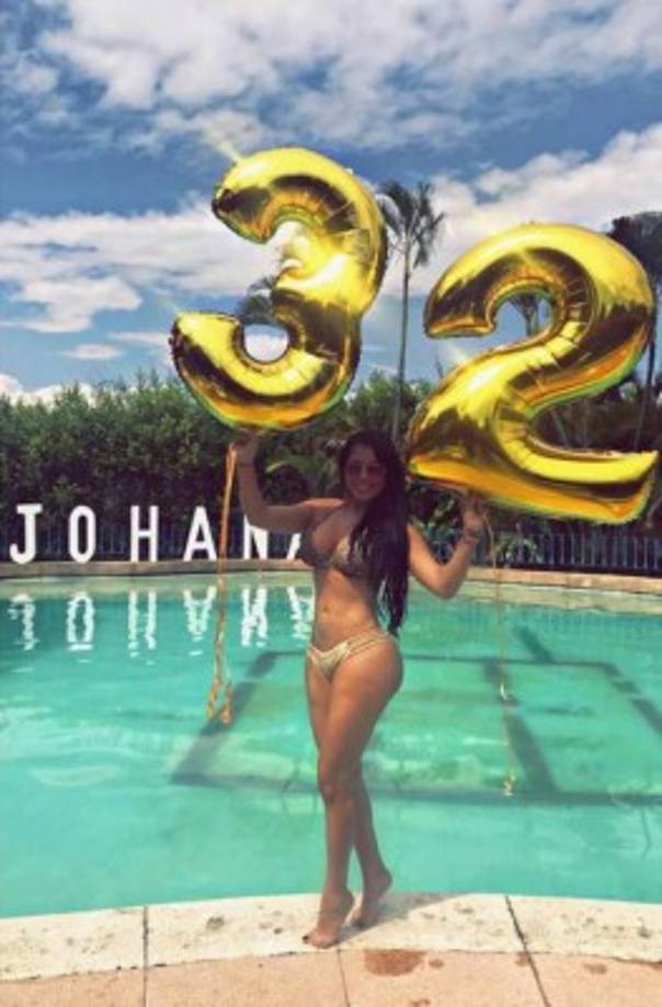 Johana festejó hace unos días su cumpleaños 32 por todo lo alto.