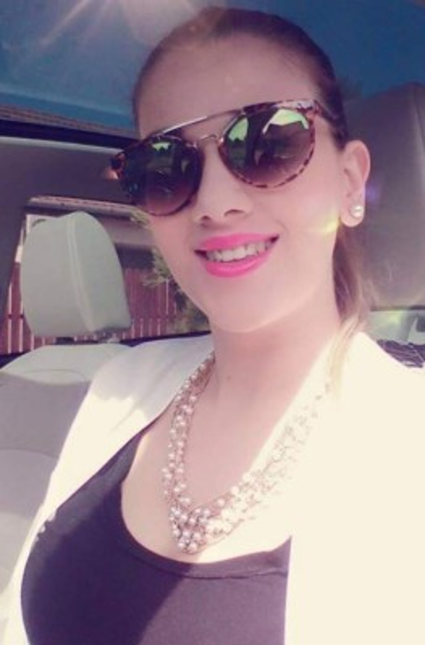 Alexandra Szandeszkusz fue conquistada por el futbolista catracho Luis Ramos, quien llegó este torneo de Liga Nacional al Marathón, es hermano de Anthony Lozano.