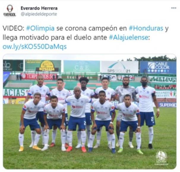 En Costa Rica señalaron que el Olimpia llega motivado para el duelo ante Alajuelense correspondiente a la semifinal de la Liga Concacaf. El choque será este miércoles 20 de enero.