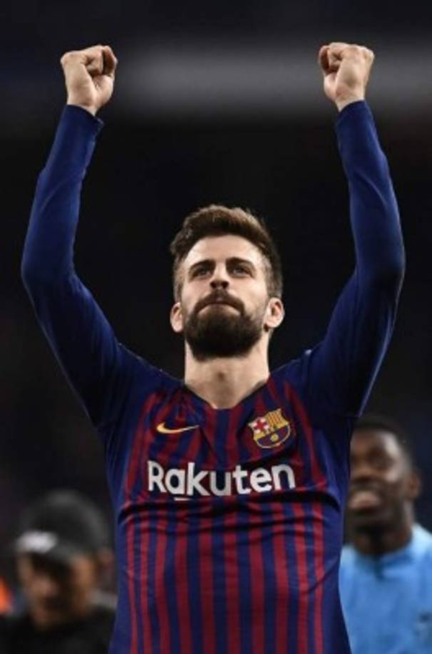 Piqué era uno de los más felices tras la victoria. ' Me gusta que el ambiente esté caldeado; me lo paso mejor', dijo al final del juego.