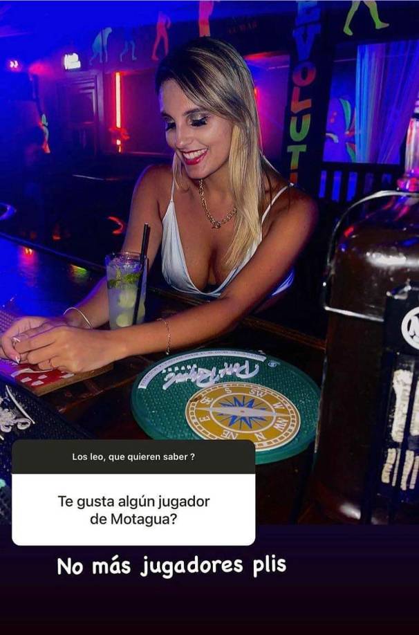 ¿Te gusta algún jugador de Motagua? le preguntó un seguidor a Magali en Instagram, a lo que ella respondió de manera tajante: “No más jugadores plis”.