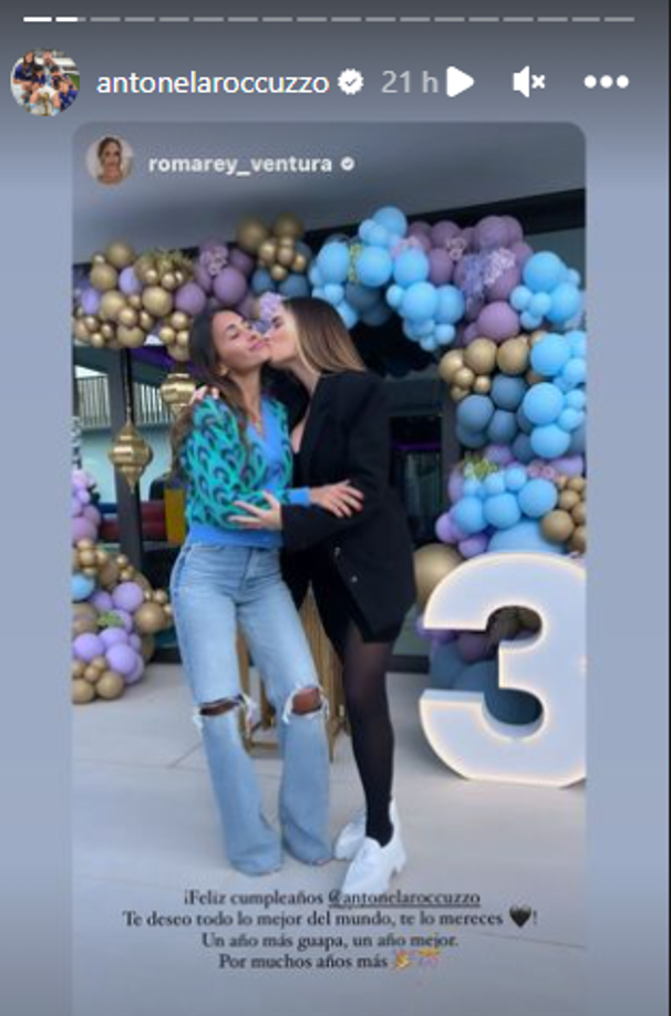 ¿Y Messi? Antonela Roccuzzo celebró a lo grande su cumpleaños
