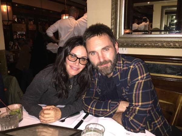 Courteney Cox y Johnny McDaid en una foto de archivo.