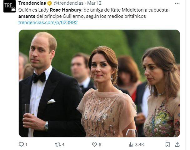 Y los medios británicos han vuelto a vincular a Hanbury con el heredero al trono británico.