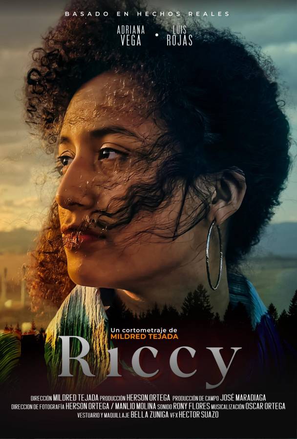 Poster oficial de “Riccy”, cortometraje de Mildred Tejada.