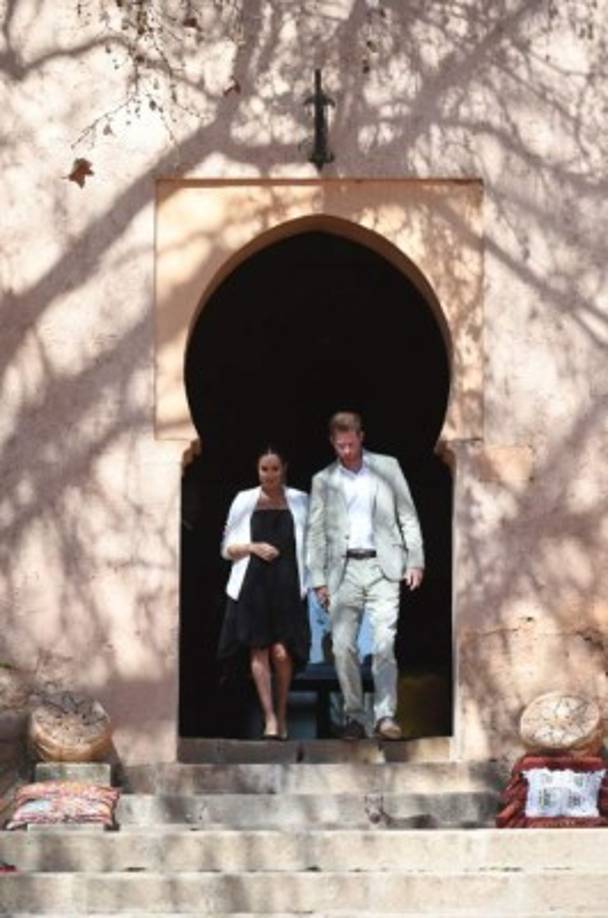 Ese mismo día los duques de Sussex visitaron la famosa Alcazaba de los Udayas, uno de lo lugares emblemáticos de la capital marroquí, una fortaleza fundada en el siglo XII por los moriscos expulsados de España.