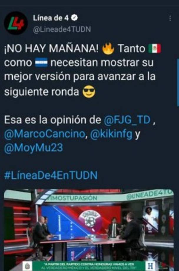 En los programas de TUDN han señalado que tanto México y Honduras necesitan mostrar una mejor versión.