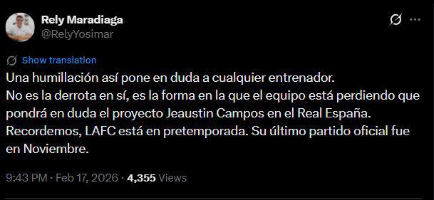 'Burla' a Real España y prensa no perdona tras humillante 1-6; famoso reacciona