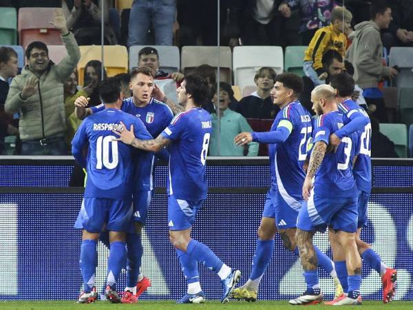 Italia goleó a Israel en la jornada 4 de la UEFA Nations League.