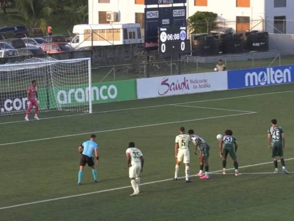 Motagua se puso en ventaja ante el Verdes FC gracias a un penal.