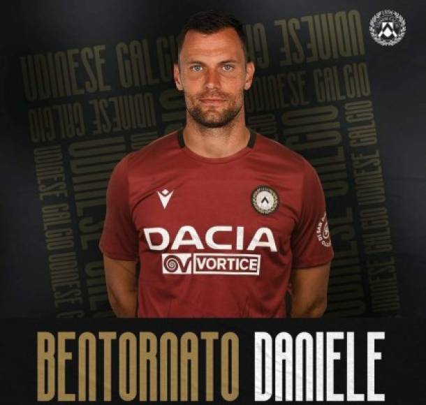 El Udinese ha fichado al guardameta italiano Daniele Padelli de 35 años de edad, llega como agente libre. Firma hasta junio de 2023. Foto Twitter Udinese.