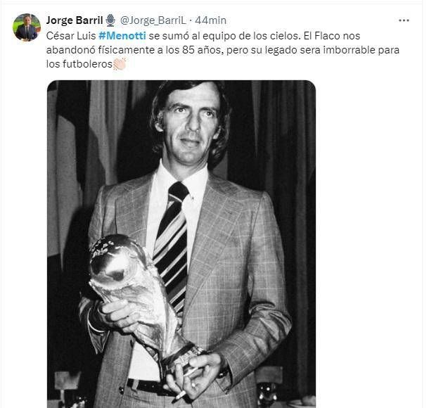 Argentina y el mundo del fútbol lloran la muerte de Menotti
