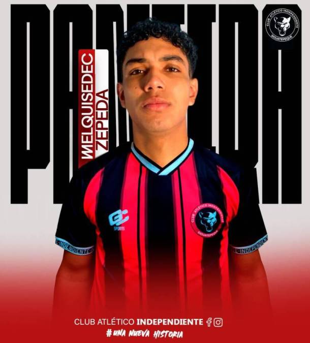 Melquisedec Zepeda es futbolista Sub-17, tiene procesos de selección y renovará con el Independiente de Siguatepeque.