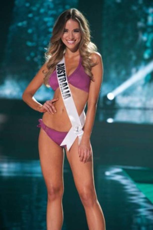 AUSTRALIA. Mónika Radulovic es otra de las favoritas. Bella y con buen cuerpo. Tiene un puesto fijo entre las semifinalistas y hasta llegar al top 10.