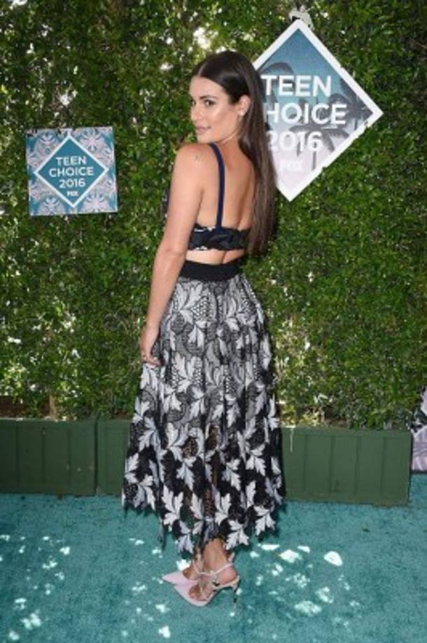 La actriz y cantante Lea Michele.<br/>