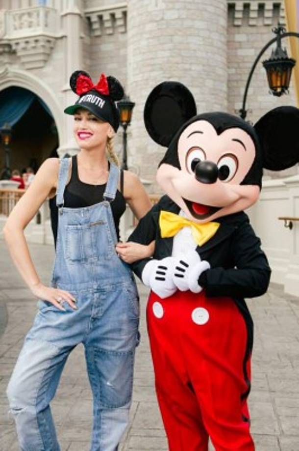 Gwen Stefani de vacaciones en Walt Disney World.