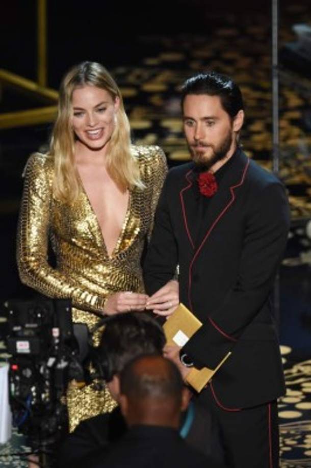 Margot Robbie y Jared Leto.