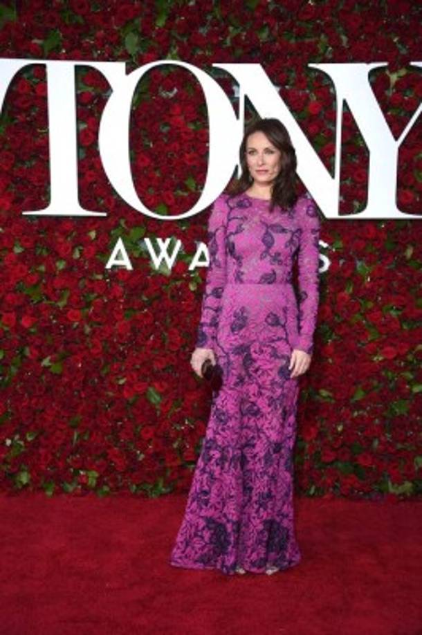 La actriz Laura Benanti en los premios Tony 2016.