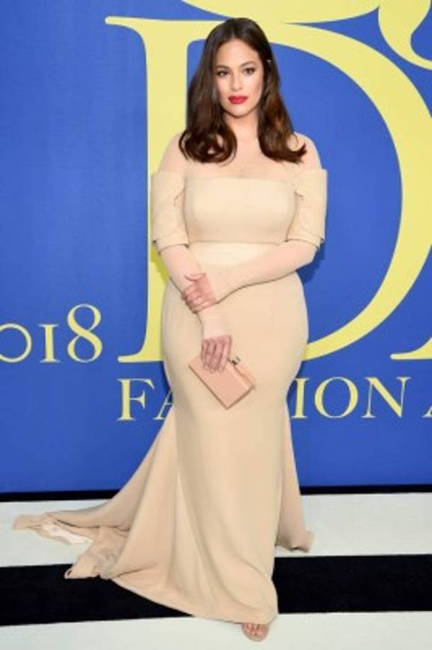 La modelo plus size Ashley Graham.