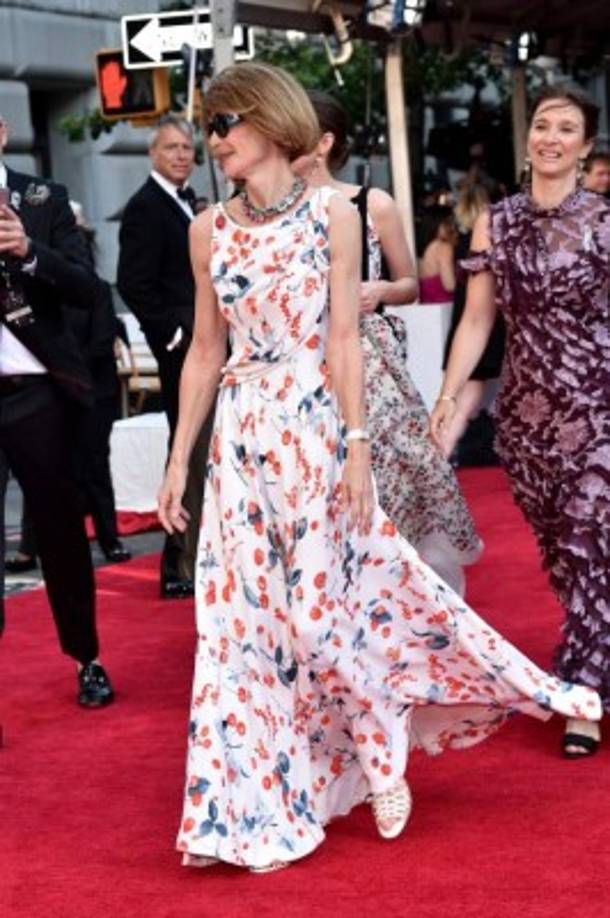 LA editora en jefe de la revista Vogue, Anna Wintour en los premios Tony 2016.