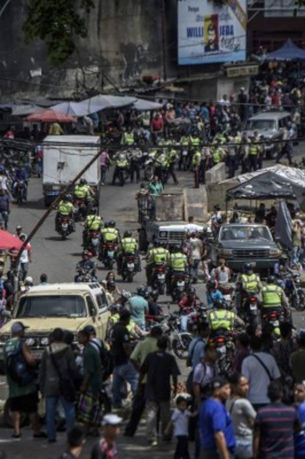 Caracas se ha convertido en un centro de batalla en las últimas semanas.