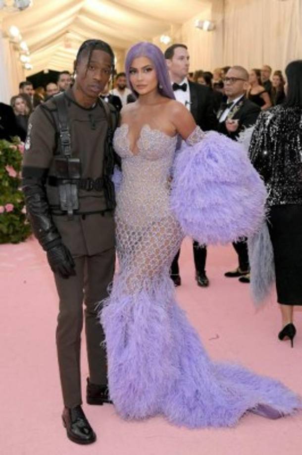 Kylie Jenner y Travis Scott asistieron a la gala.