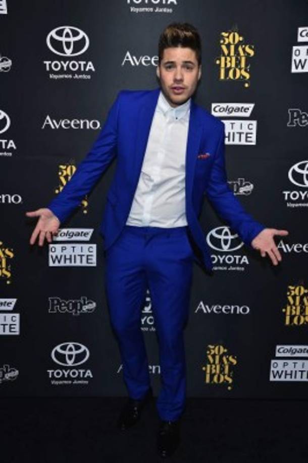 William Valdes de Despierta América en la fiesta de Los 50 más Bellos de People en Español 2016 realizada en la ciudad de Nueva York, Estados Unidos.