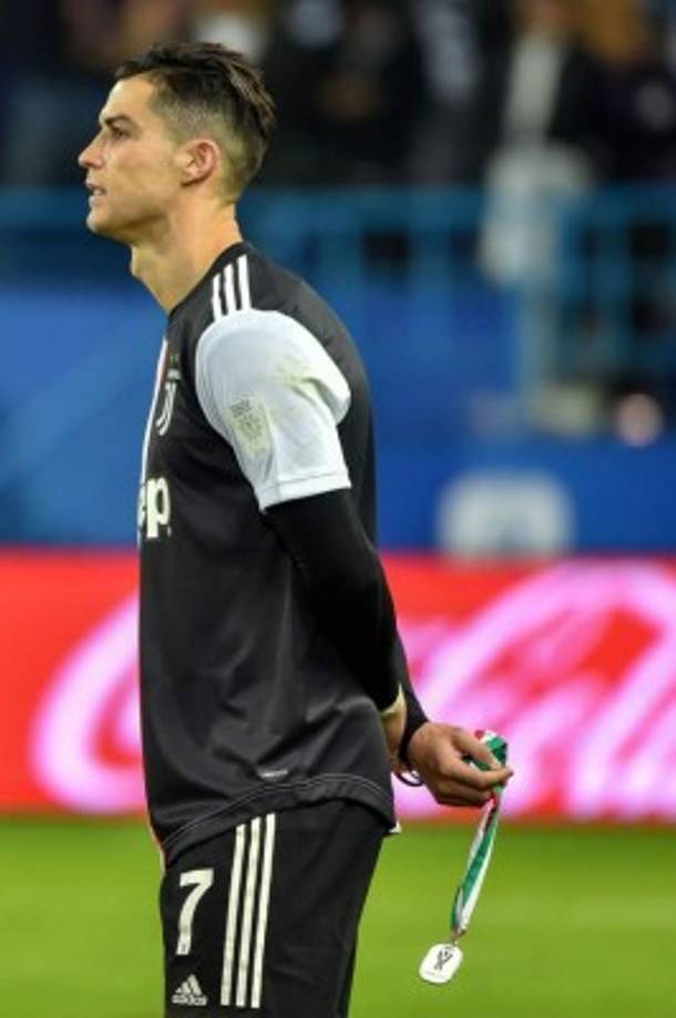 La frustración y tristeza en Cristiano Ronaldo eran evidentes por perder la Supercopa de Italia.