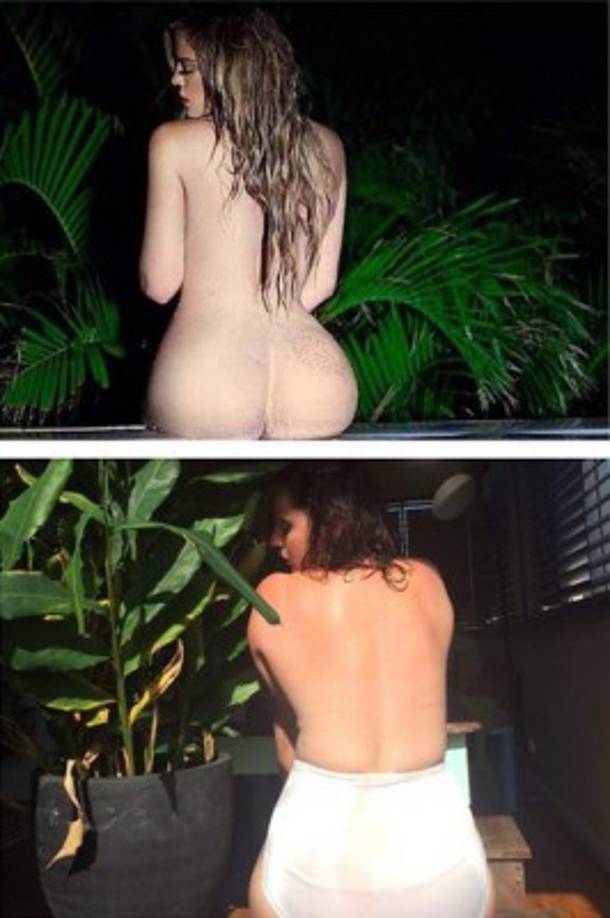 Esta tremenda foto de Khloé Kardashian tampoco se le escapó.