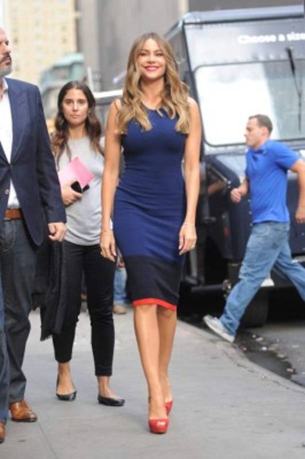 La colombiana sabe como llamar la atención.