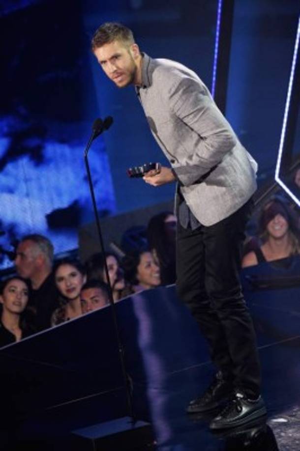Calvin Harris también fue uno de los ganadores de la noche.