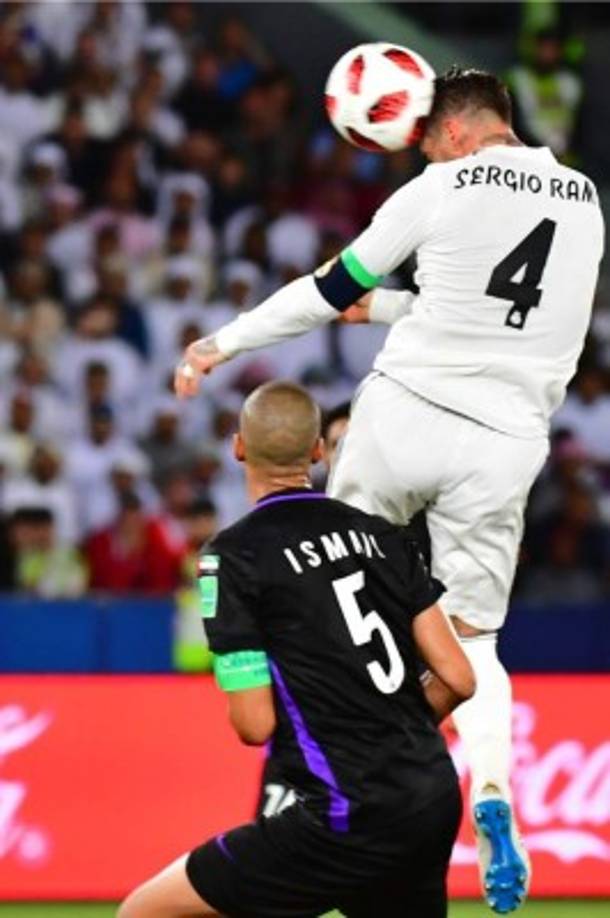Sergio Ramos hizo el 3-0 con este remate de cabeza.