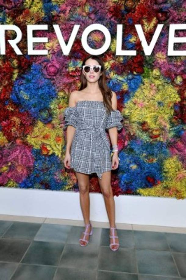 Emma Roberts, sobrina de Julia Roberts, también disfrutó en Coachella.