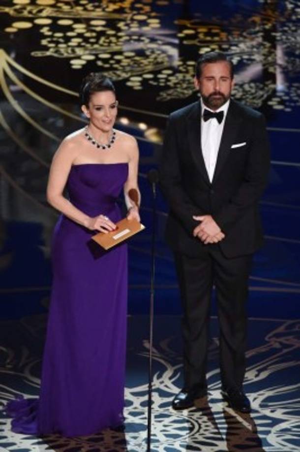 Tina Fey y Steve Carell.