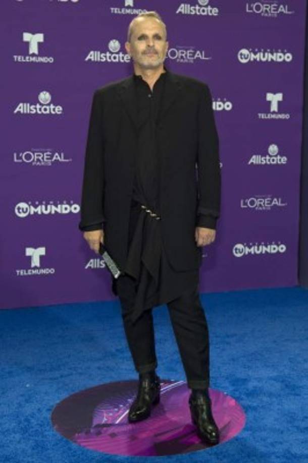 El cantante español Miguel Bosé