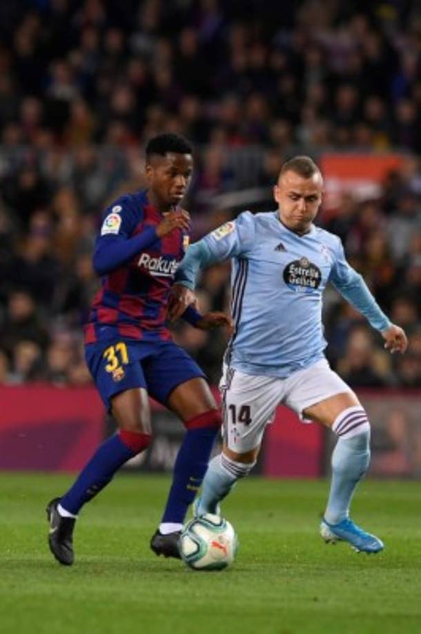 El joven Ansu Fati recibió la oportunidad de ser titular pero no pudo destacar.