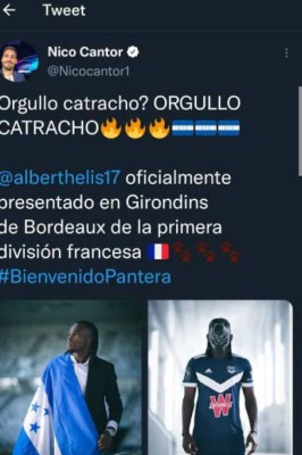 Periodistas internacionales señalan que Alberth Elis es un orgullo catracho.