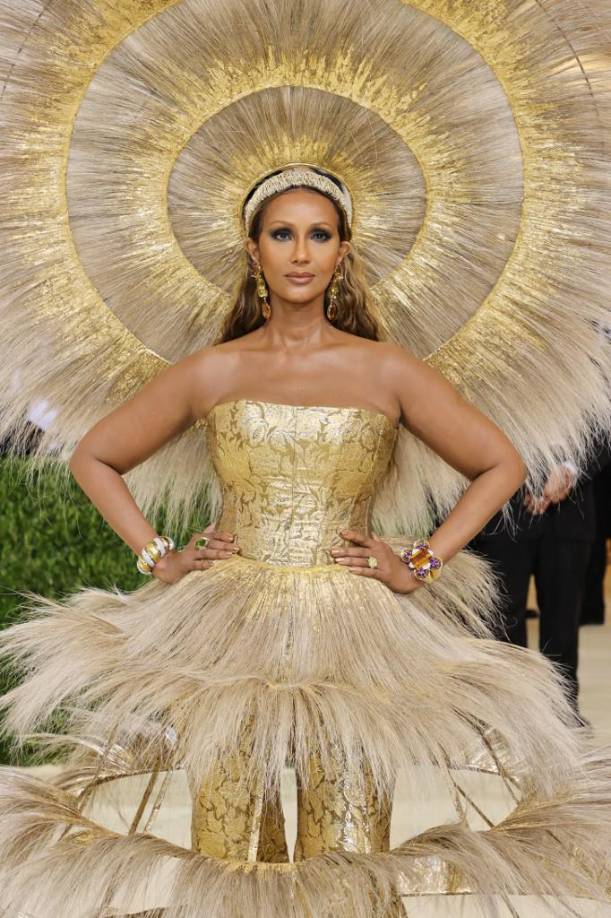 La supermodelo Iman.