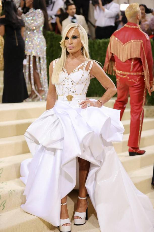 La diseñadora Donatella Versace.
