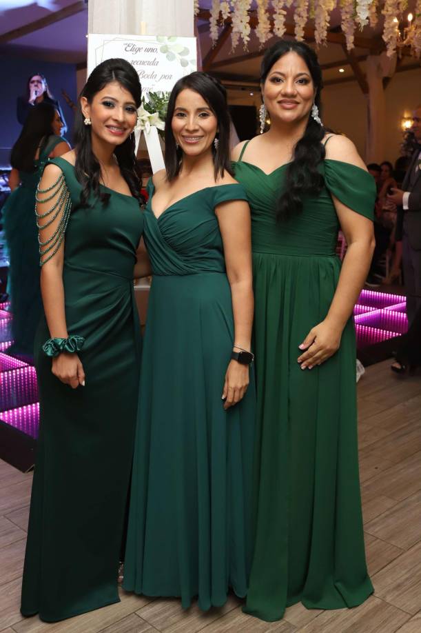 Jessica Mejía, Cesia Velásquez e Indira Recarte