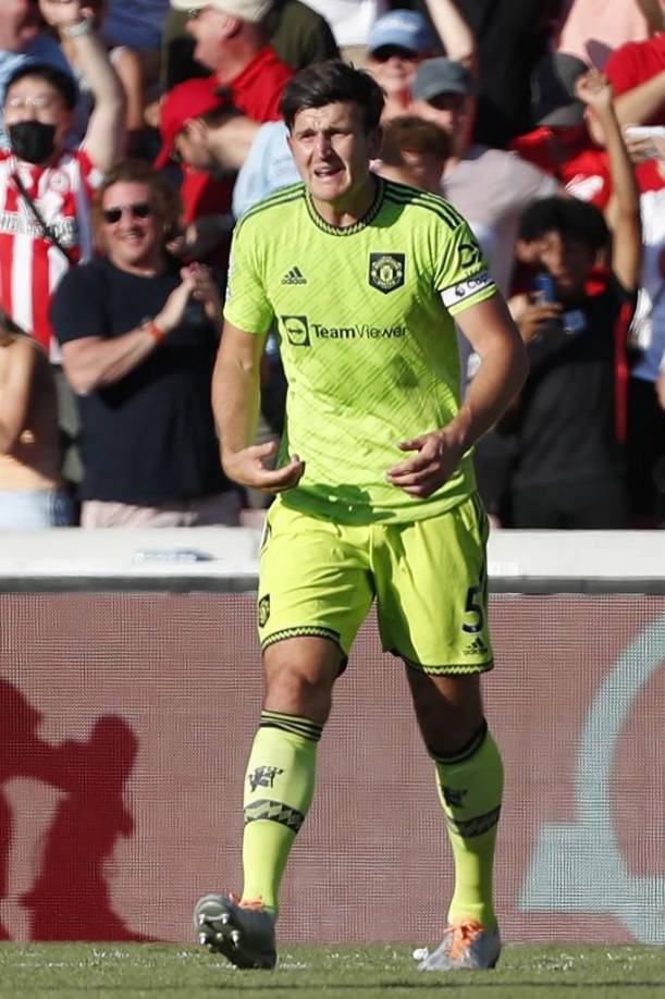 Harry Maguirre es de los jugadores más señalados por su bajo nivel en el Manchester United.