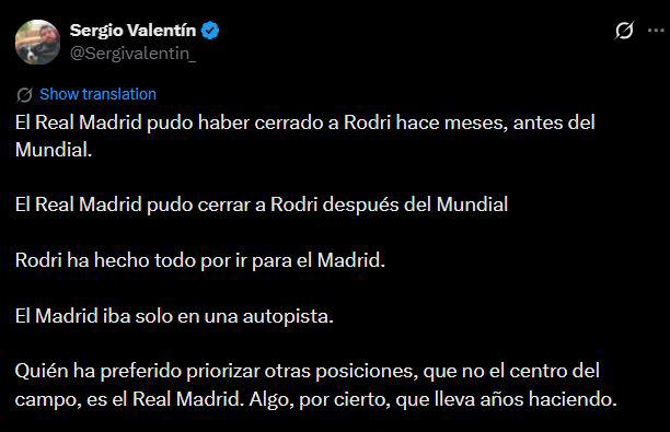 Barcelona irrumpe y da golpe al Real Madrid: destapan por qué Rodri cambió su decisión