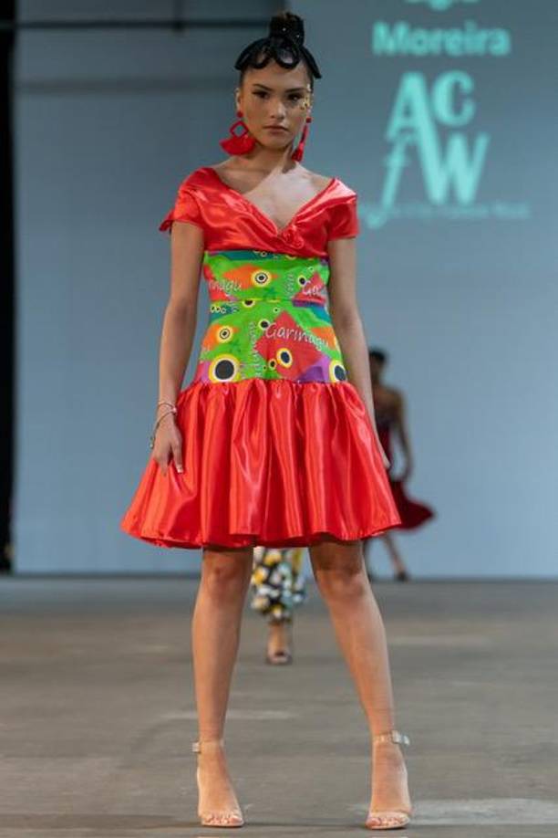 La fabulosa colección denominada WAGIA (Nosotros), fue presentada recientemente en el Atlantic City Fashion Week de la ciudad de Nueva Jersey, Estados Unidos.