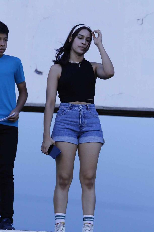 Las chicas también se hicieron presentes en el Estadio Olímpico de San Pedro Sula. 