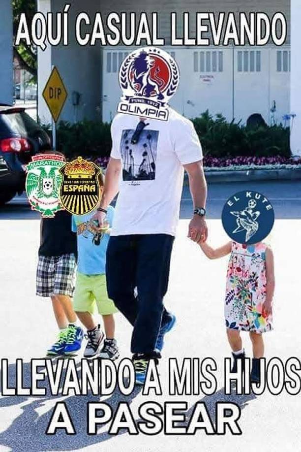 Los memes destrozan al Real España tras perder ante Olimpia en la ida de la final