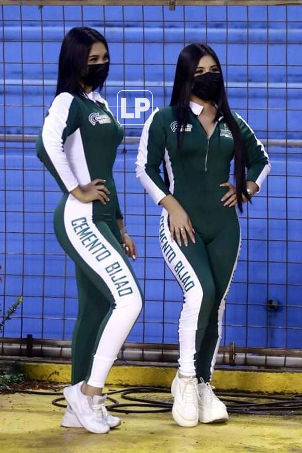 Ellas también asistieron al estadio Olímpico como imagen de una de las marcas que patrocinan al Marathón.