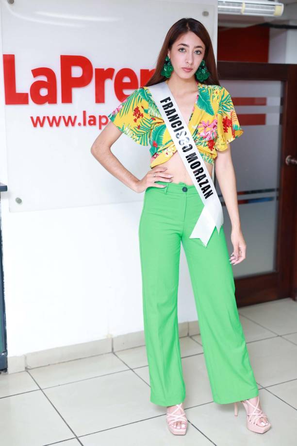Miss Francisco Morazán. Samantha Cáceres (20) - Lic. en Enfermería, egresada de Unitec Tegucigalpa.