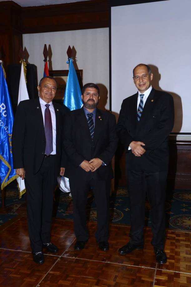 Allan Turcios, Alberto Cárcamo y Ramón Gonzáles